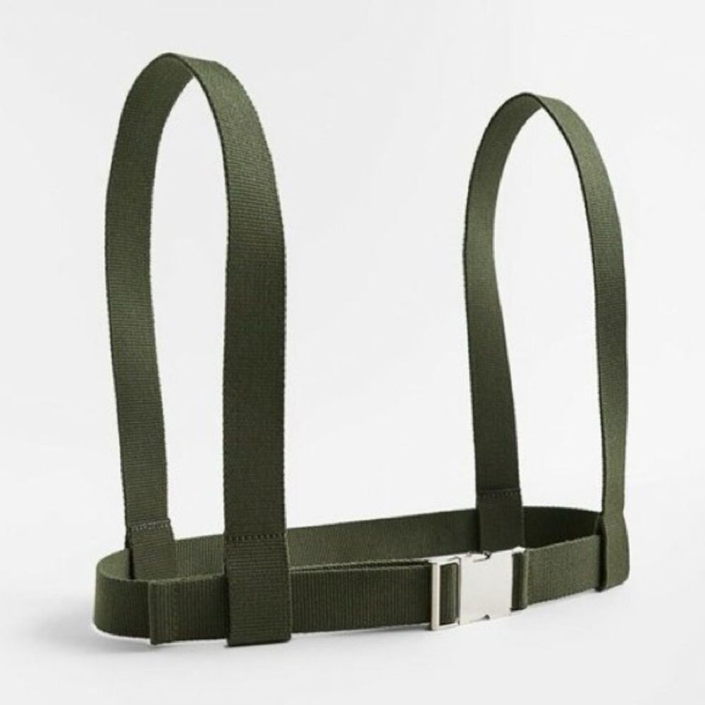 ZARA HARNESS BELT Green New